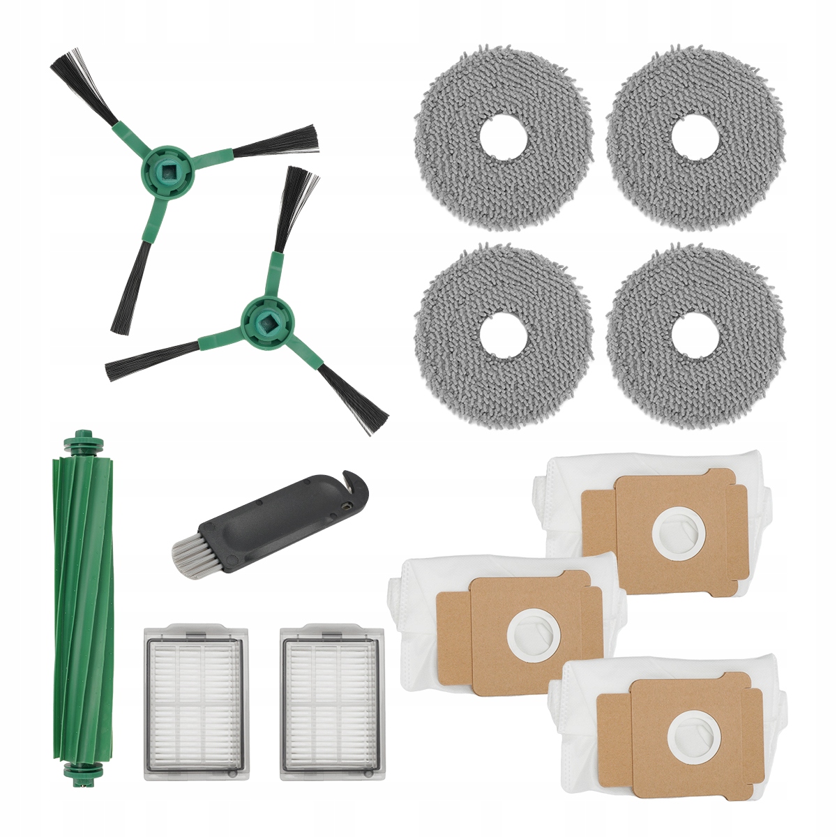 Zestaw Filtry Szczotki Mopy Worki do iRobot Roomba 405 Combo 505 Combo Plus