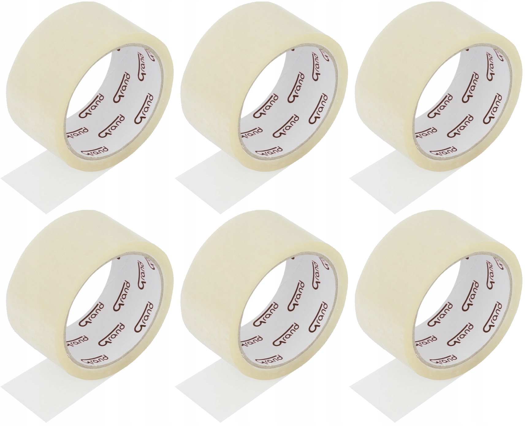 

6x taśma pakowa Grand 48mm x 50m przezroczysta