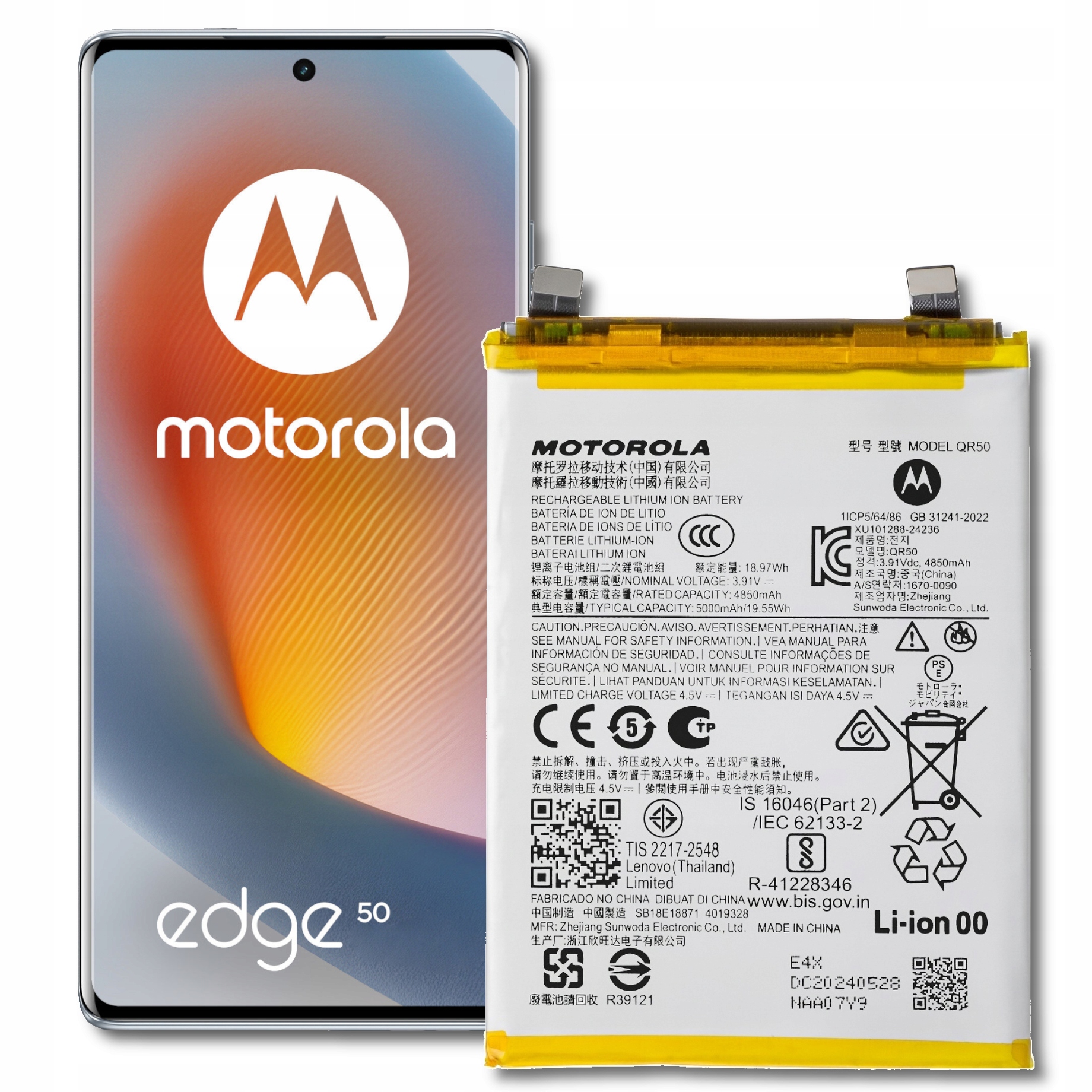 Oryginalna Bateria QR50 XT2407-1 do Motorola Edge 50