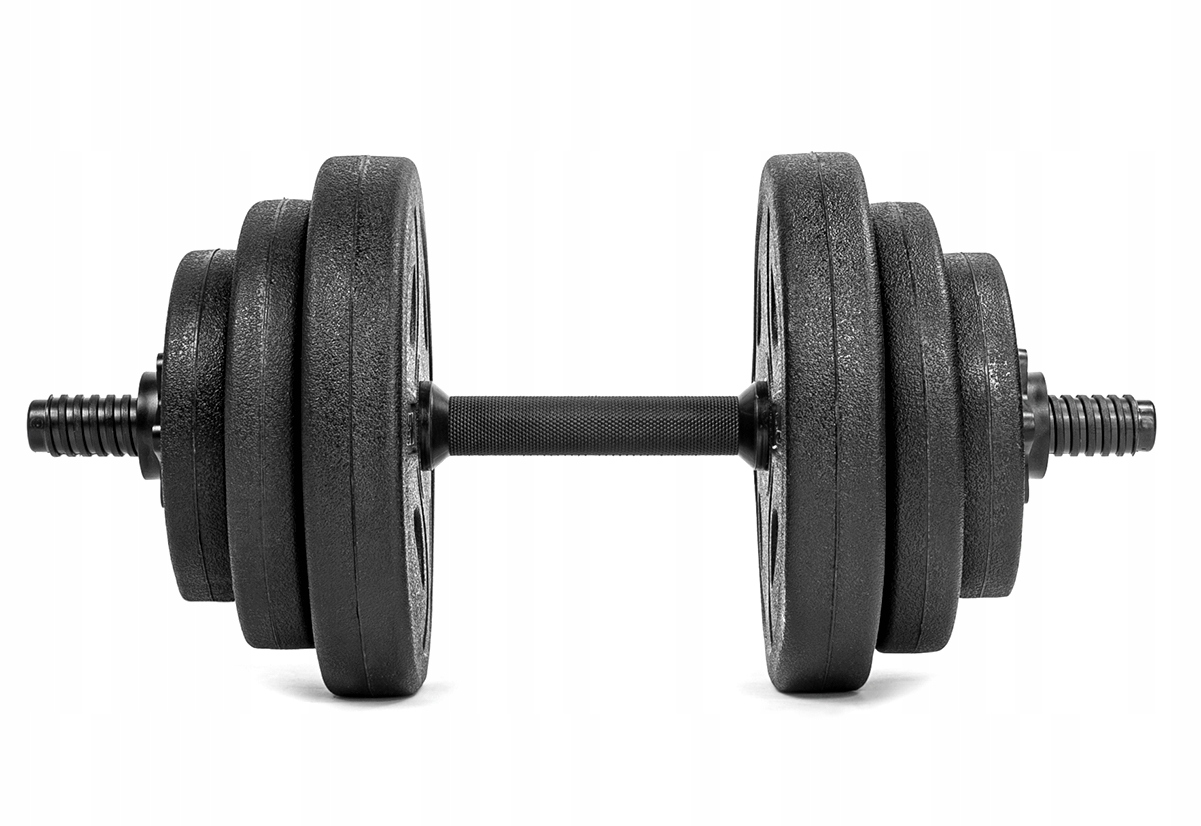 ZESTAW 20KG SZTANGA SKRĘCANA 2W1 DO TRENINGU OBCIĄŻENIA GRYF HANTLE 2X10 Kod producenta 5903657310568