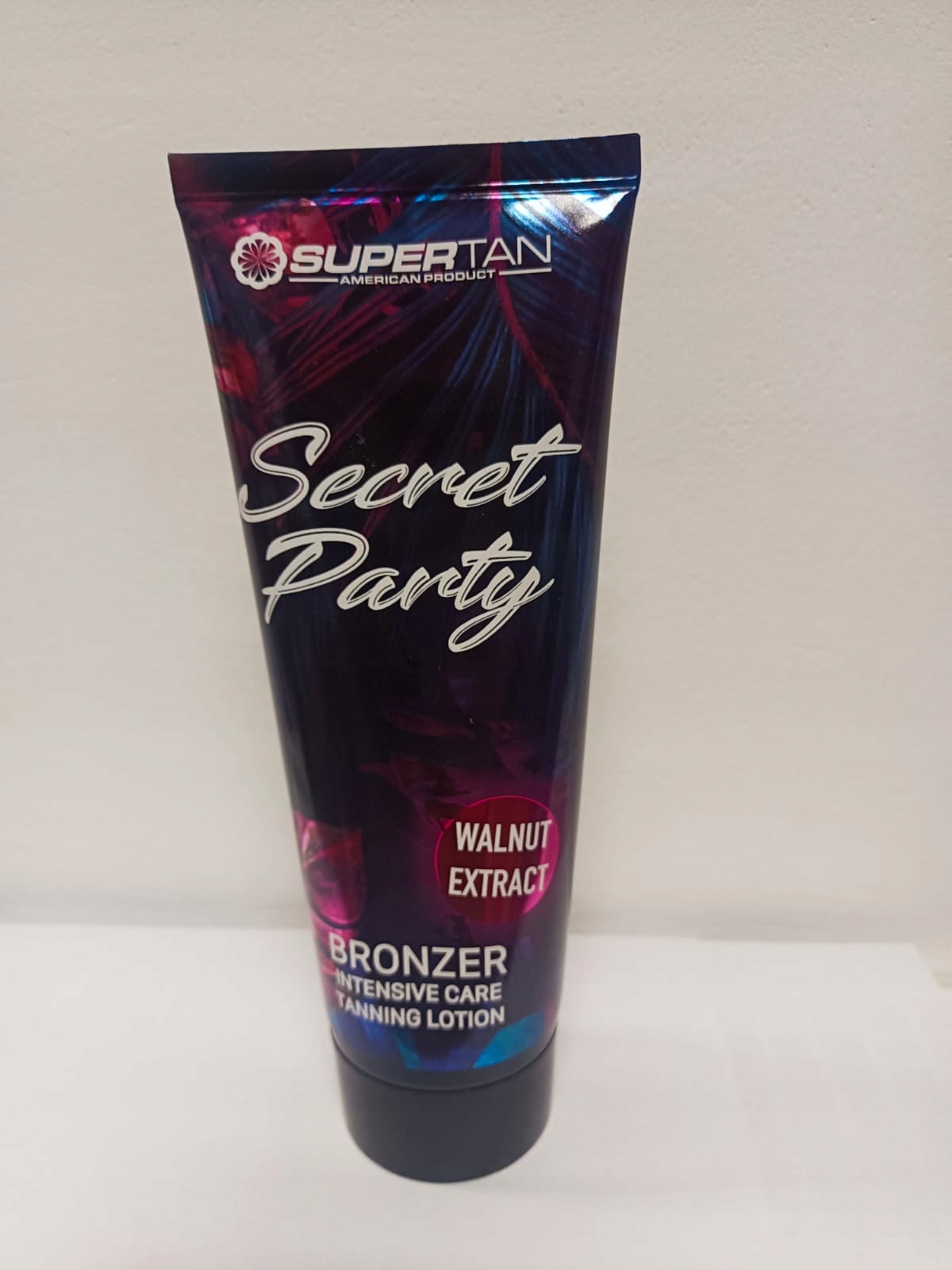 Supertan Secret silný bronzující lotion pro opalování v soláriu s melaninem