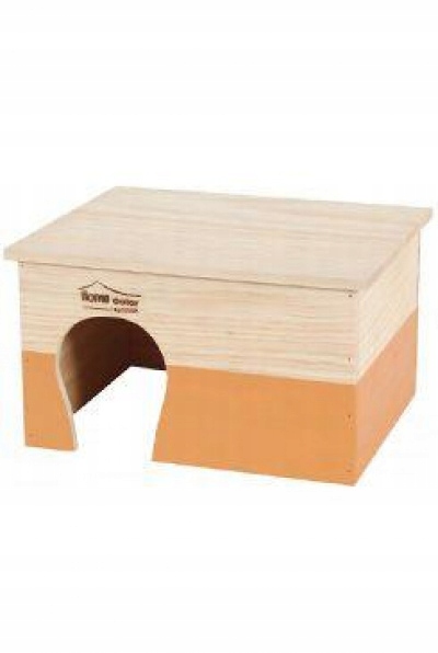 Levně Domek pro hlodavce Home Color XL oranžový Zolux