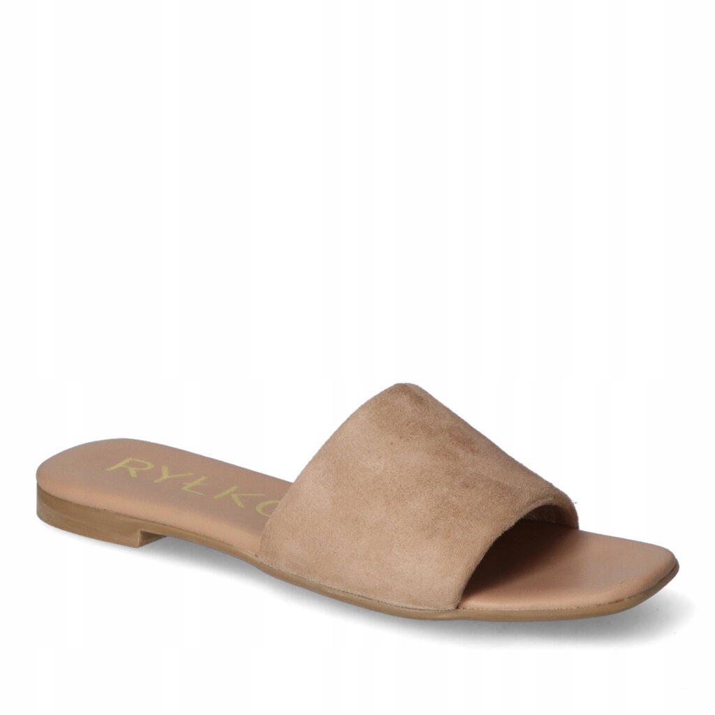 Nazouváky Ryłko 0AGH2_V_4RG Tmavě béžová semišová barva 38