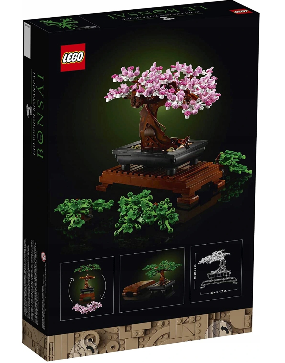 LEGO DRZEWKO BONSAI ROŚLINY Z KLOCKÓW ICONS 2w1 Certyfikaty, opinie, atesty CE EN 71