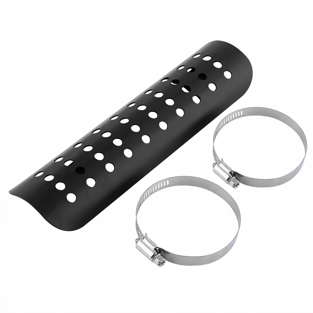 OSŁONA RURY WYDECHOWEJ CZARNA 22,8CM