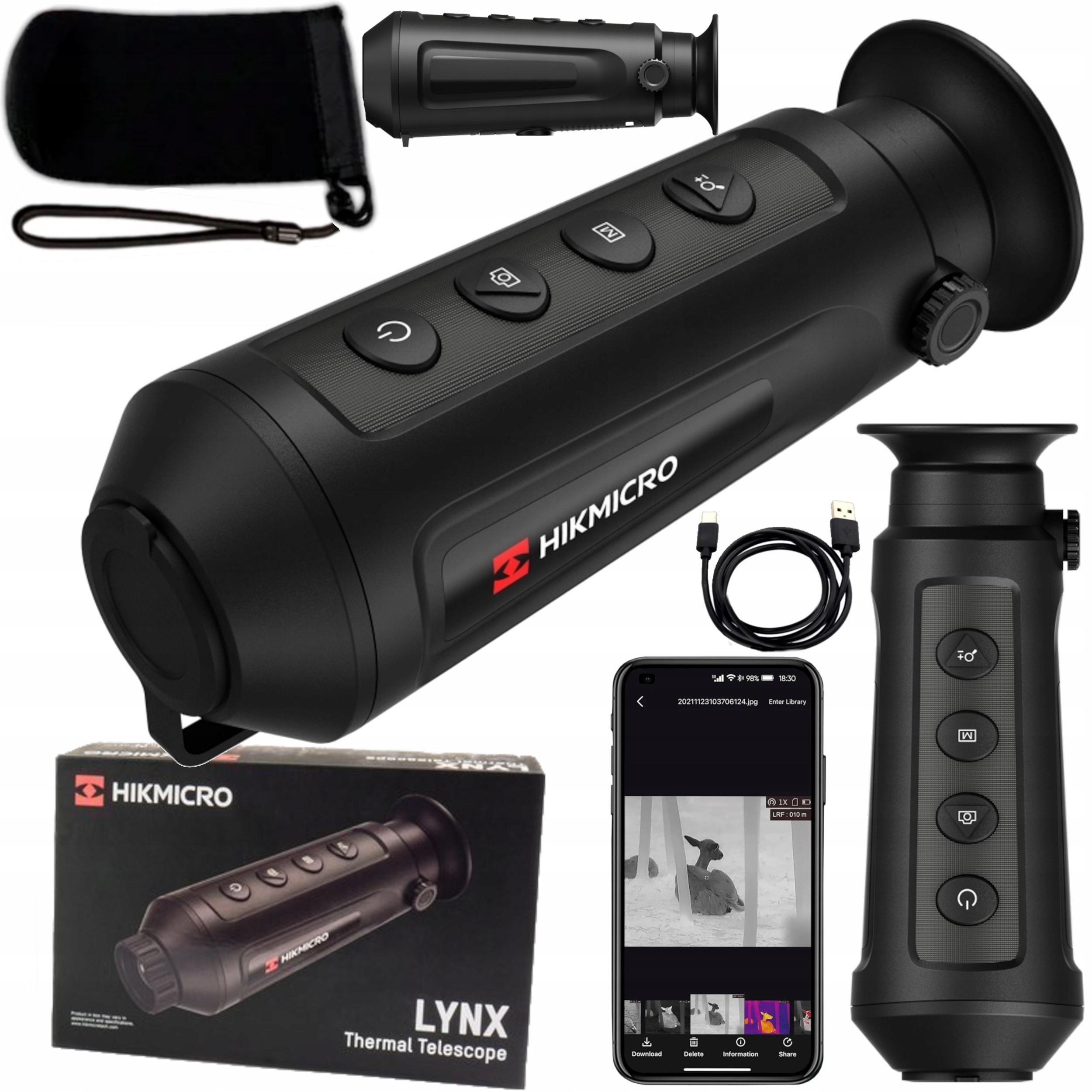 Kamera Termowizyjna Termowizor Monokular Termowizyjny Hikmicro Lynx LC06S