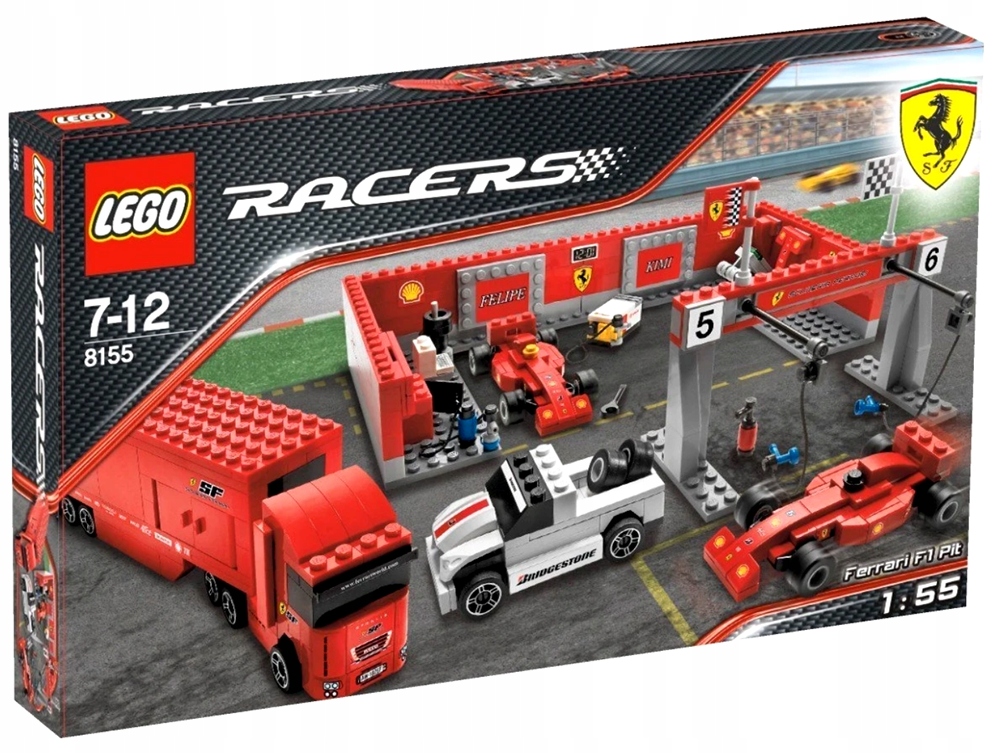 Lego Racers 8155 Ferrari F1 Pit Nové