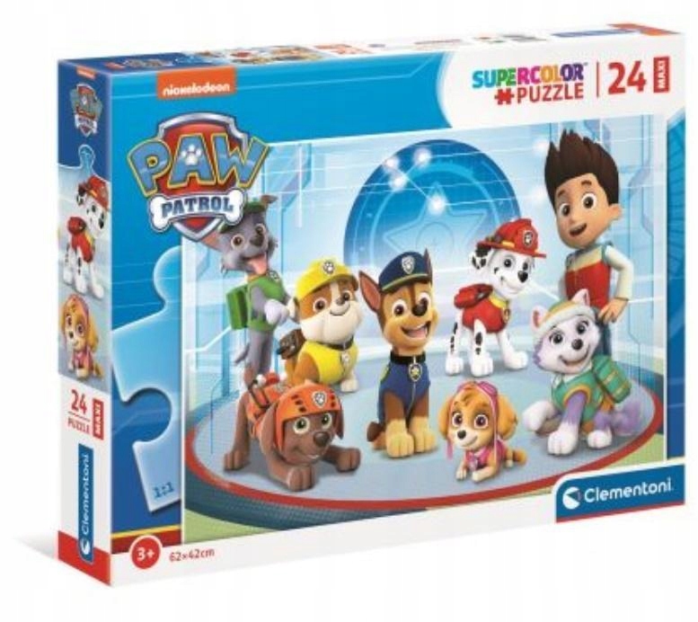 

Puzzle 24 Maxi Kolor Psi Patrol, Clementoni