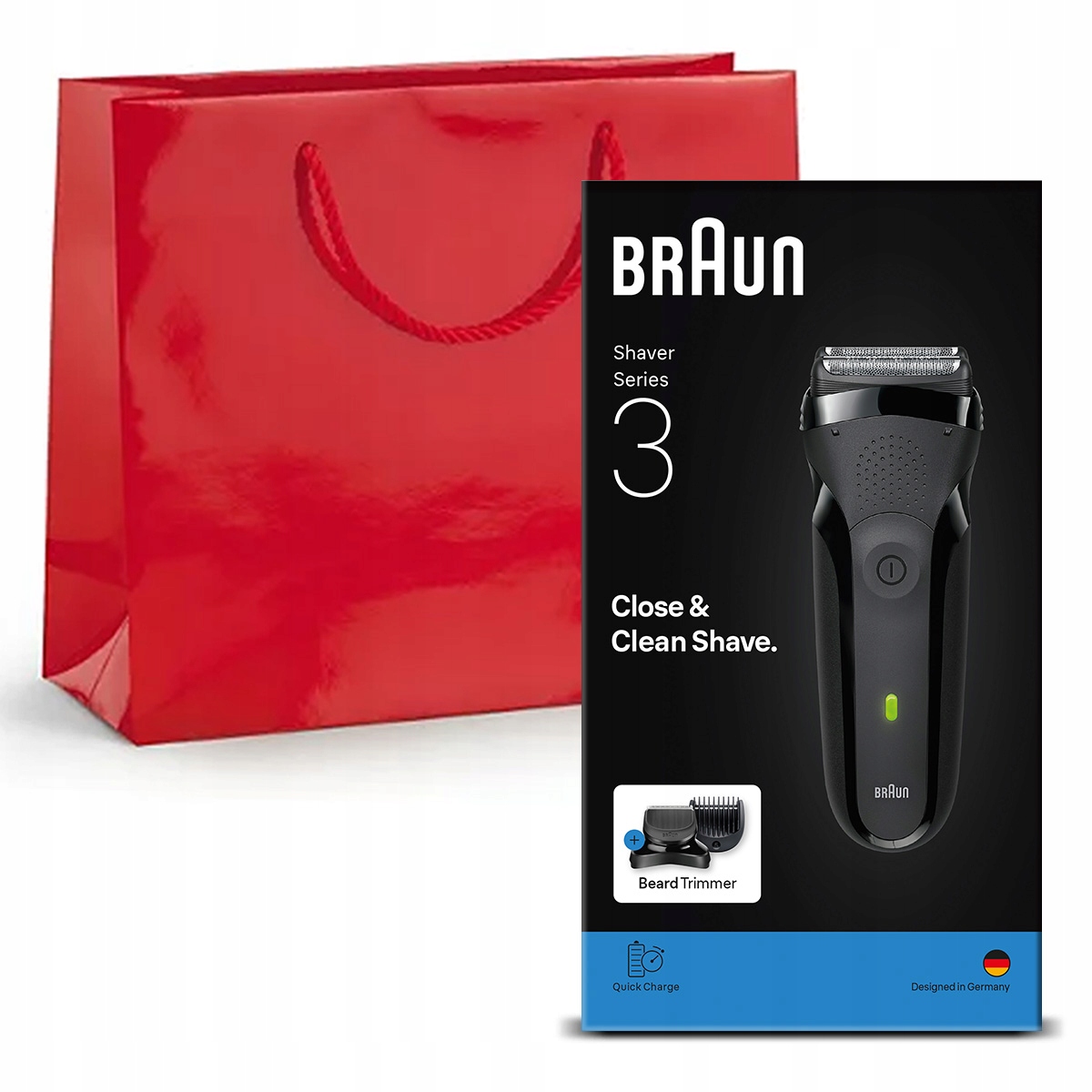 Golarka Braun Series 3, maszynka do golenia 300BT dla faceta