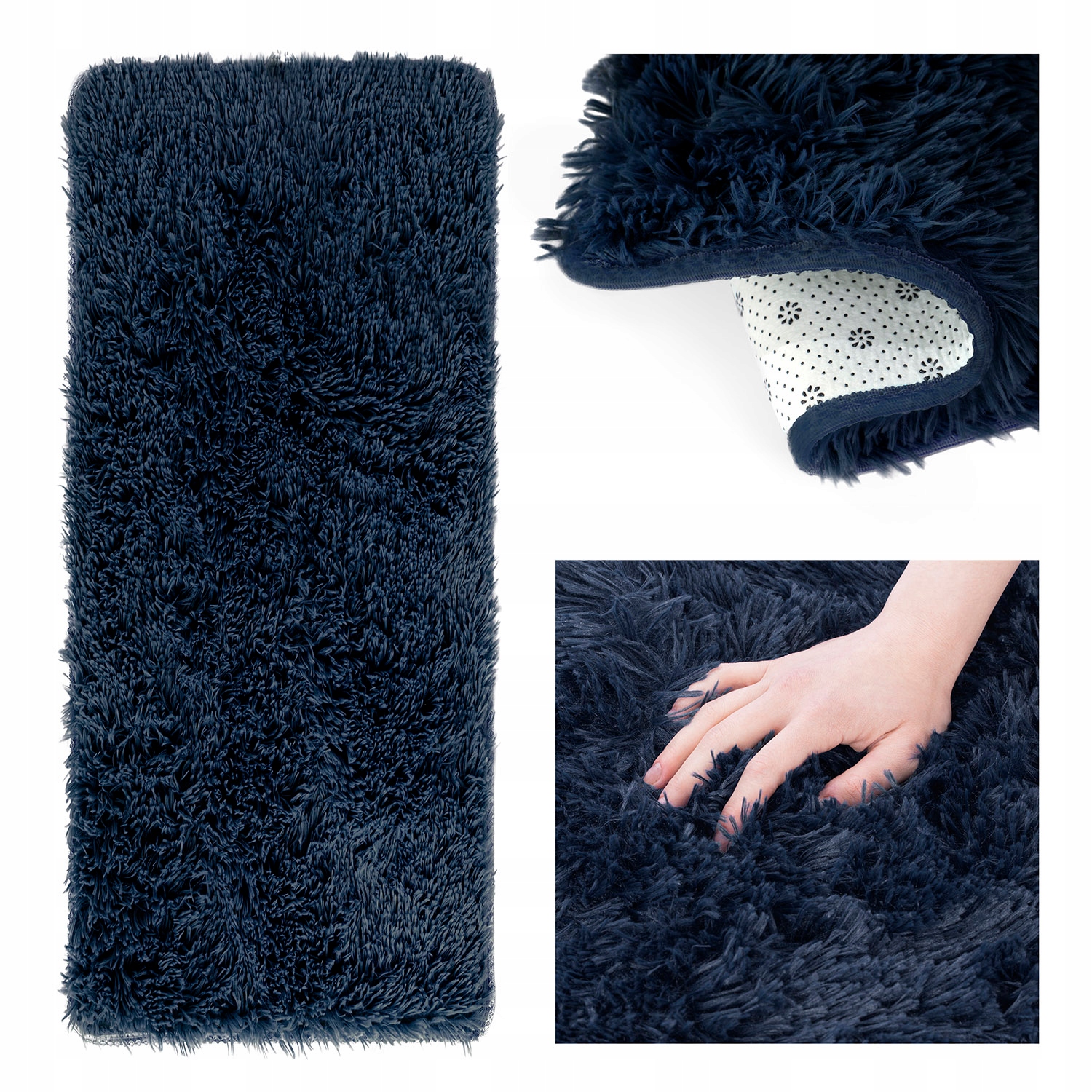 

Dywan sypialnia miękki Granat 80x200 włosie salon