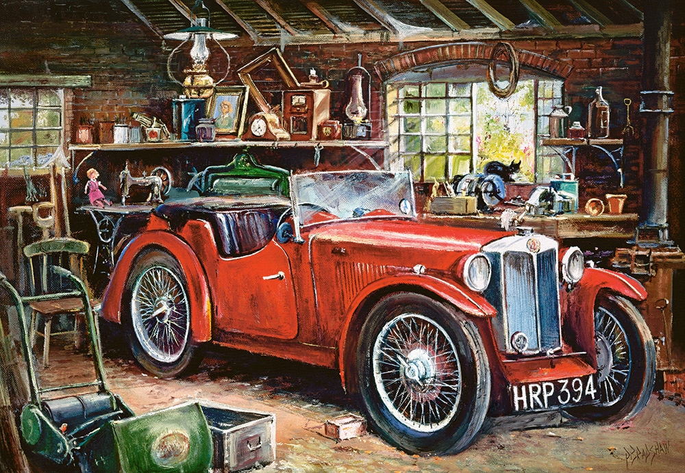

Puzzle Układanka Auto Samochód 9+ 1000 Castor