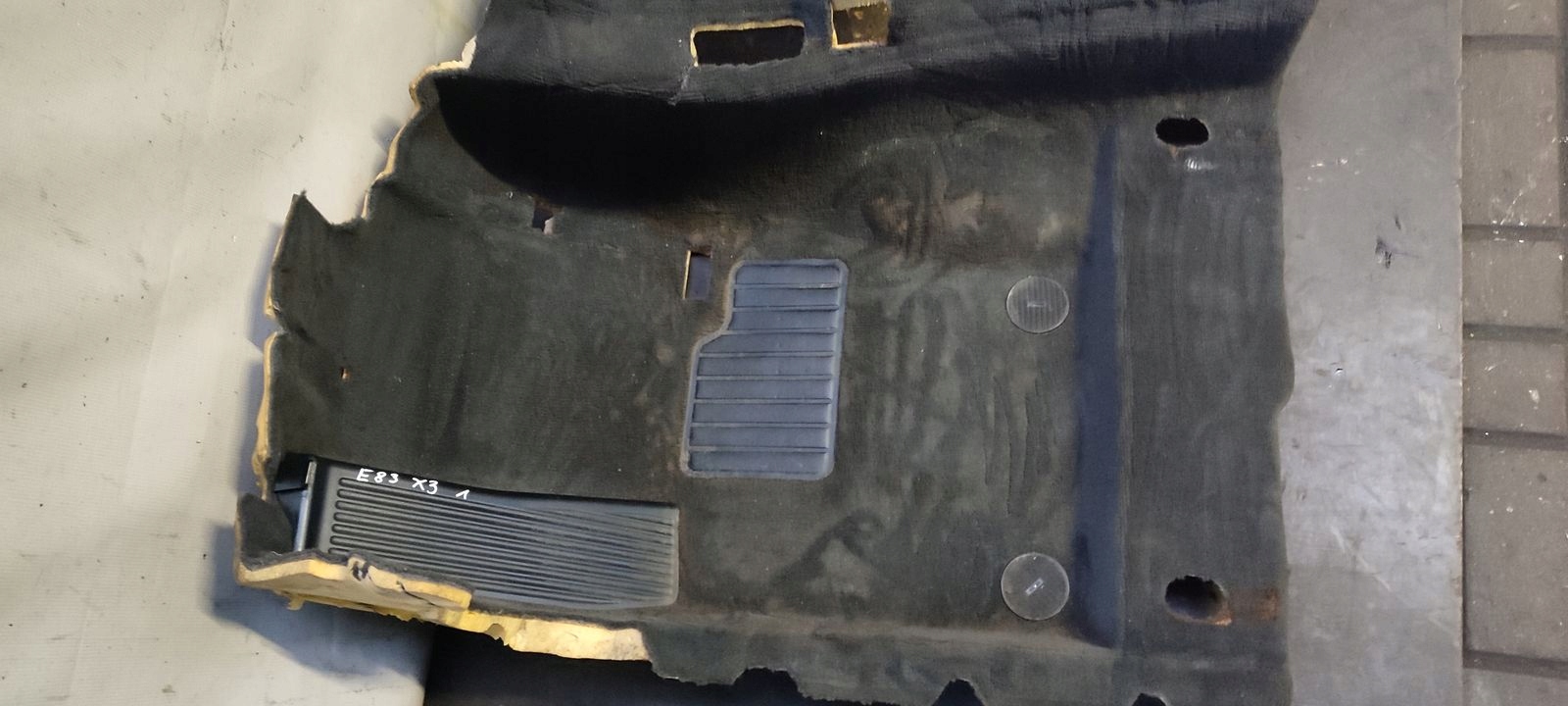 mats floor BMW E83 X3 2,0D