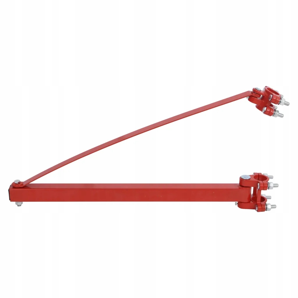 Červený ocelový dílenský jeřáb, max 1000 kg, rotace 180°, 750 mm