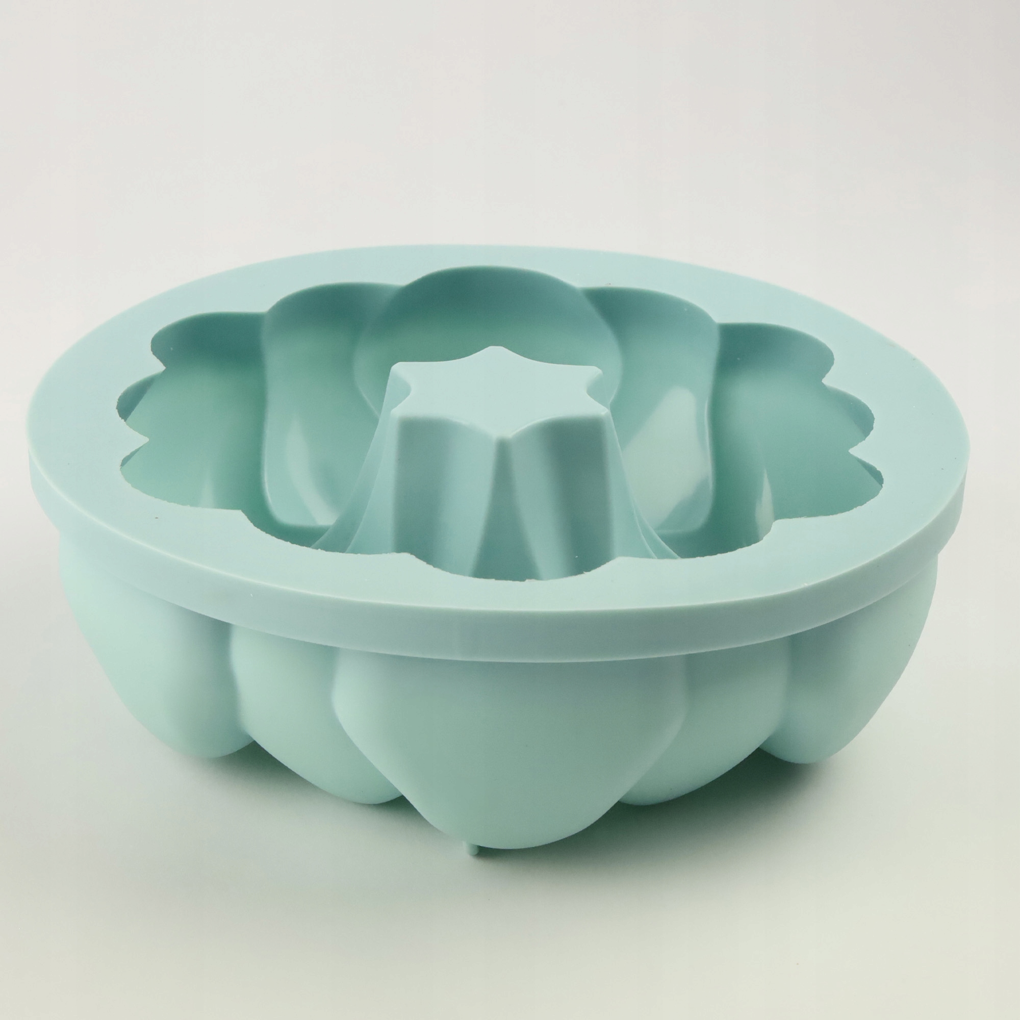 FORMA SILIKONOWA DO DESERÓW BĄBLE 3D OKRĄGŁA MUSY CIASTKA 19,5 x 19,5 CM