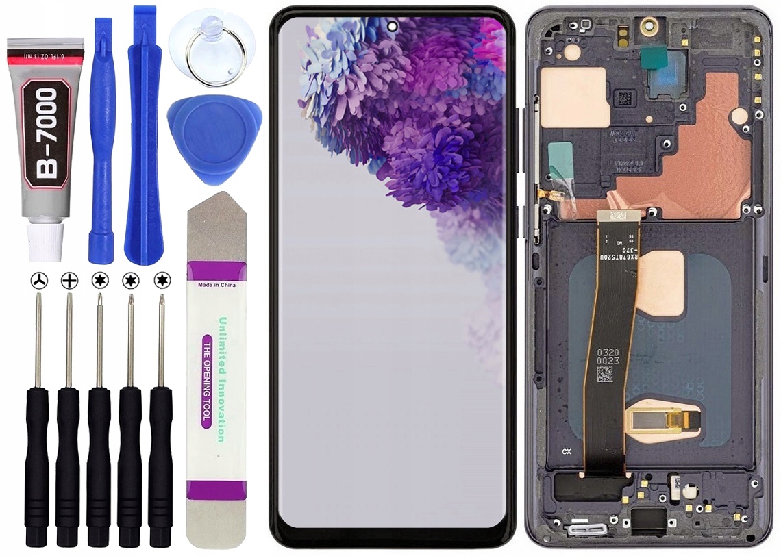 Oled displej pro Samsung Galaxy S20 Ultra G988 G988B LCD displej Rámeček