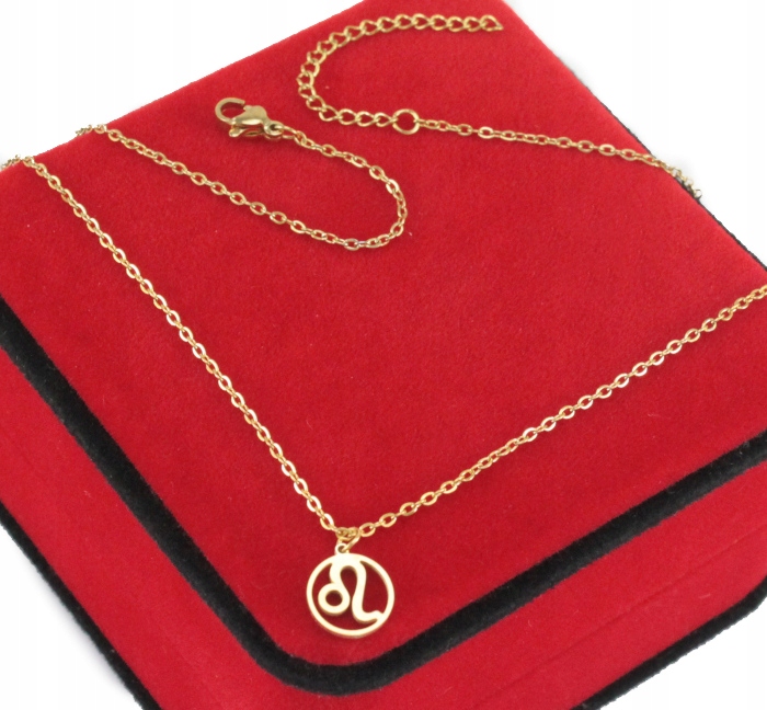 

Naszyjnik Złoty Znak Zodiaku Astro Lew Stal 316 L