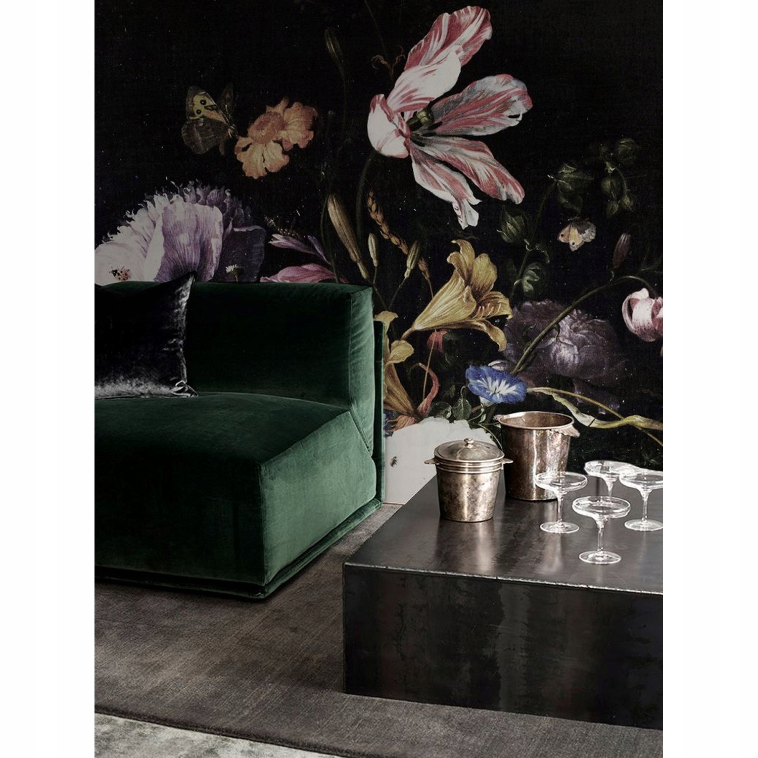 

Tapeta ścienna Holenderski kwiatowy wzór 416x254cm