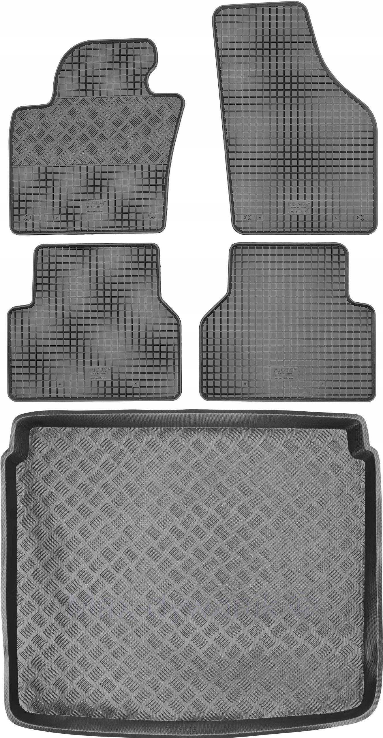 Vw Tiguan I Suv 2007-2013 Sada Gumové rohože rohož