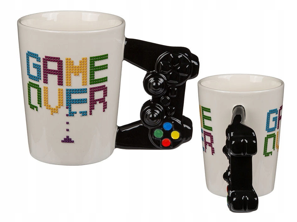 

Kubek Fana Gier Game Over Gracza Kontroler Pad Joy
