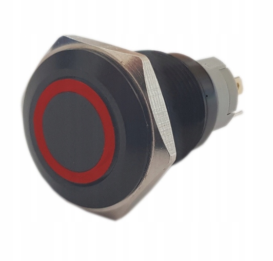 Przycisk wandaloodporny PBWB-16AP bistabilny czerw