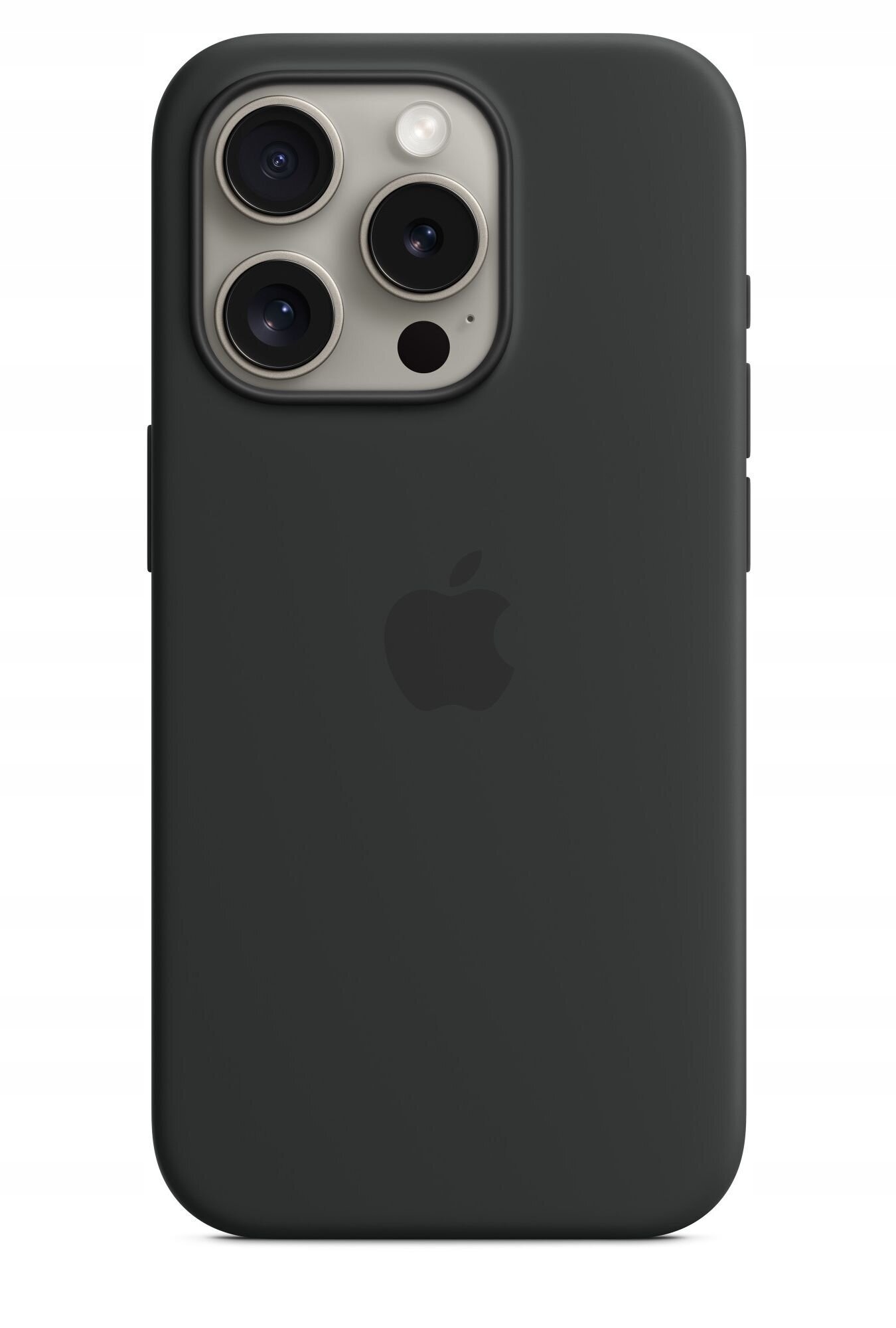 Zadní Kryt Apple pro Apple iPhone 15 Pro Silicone Case MagSafe černý