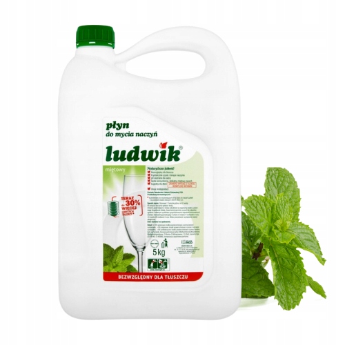 

Ludwik Płyn do mycia naczyń miętowy 5 kg