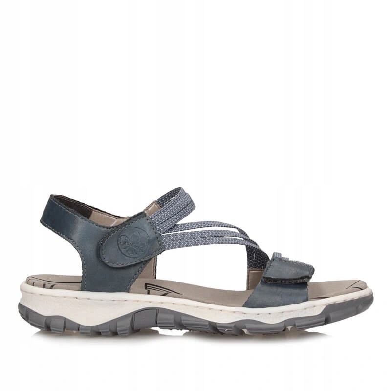 Dámské sandály Rieker 68871-14 modré na suchý zip