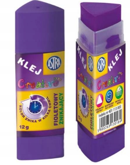 

Klej Creativo znikający fioletowy 12g Astra