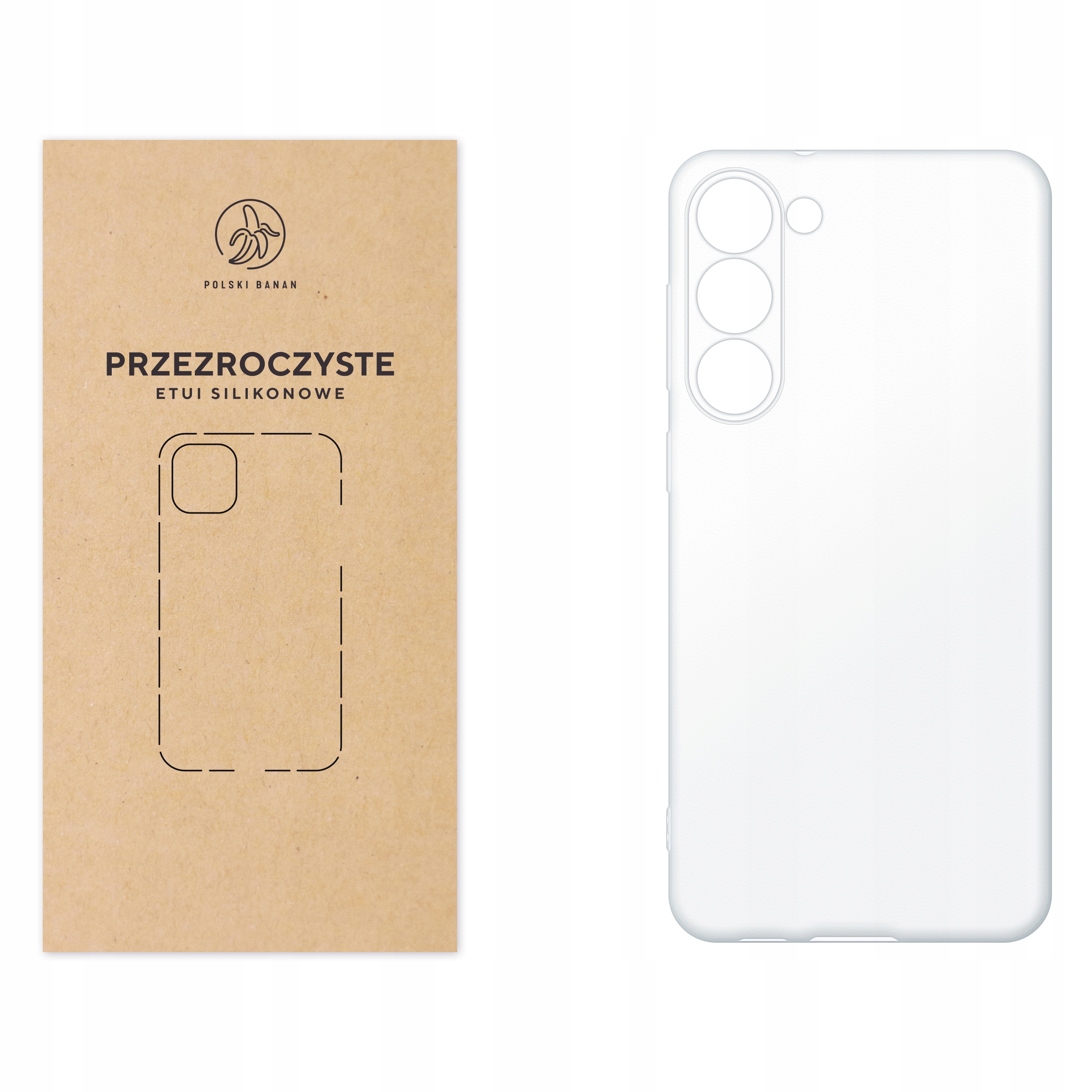 

Etui silikonowe Polski Banan do Samsung S23 Plus
