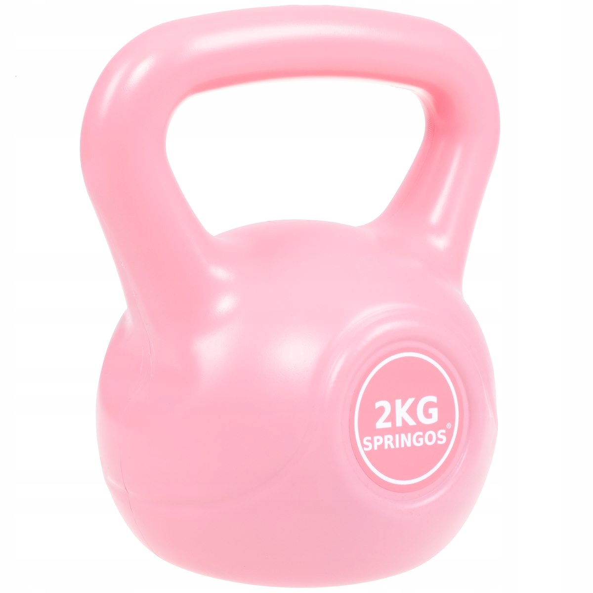 

Kettlebell Odważnik Hantla 2kg Kula Hantel Różowy