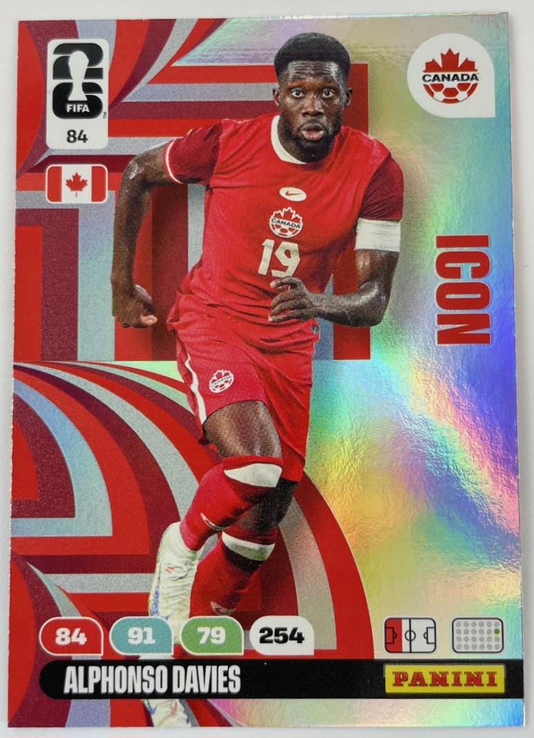 2026 Panini World Cup Alphonso Davies Canada Nr 84 Icon /ec