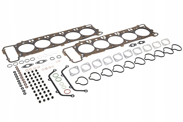 KOMPLETNY ZESTAW USZCZELEK SILNIKA GÓRA BMW 5 E60 5 E61 6 E63 6 E64