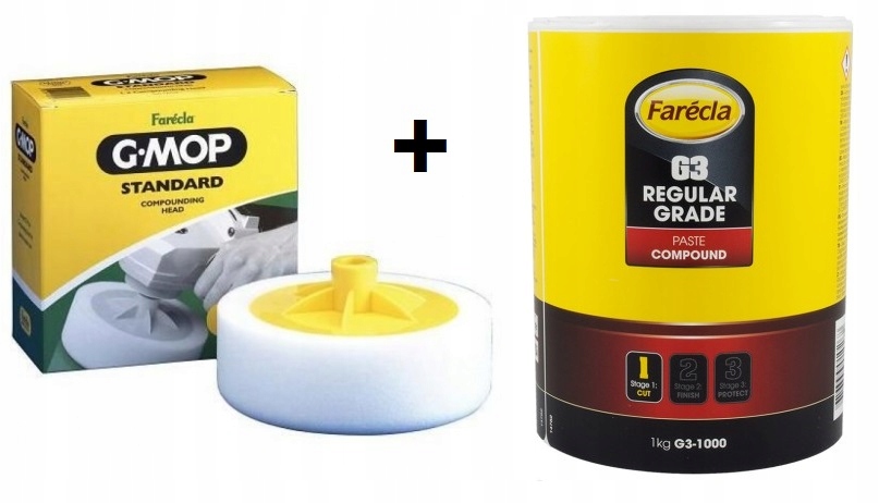 

Farecla G3 Pasta Polerska Regular Grade 1kg+ Gąbka