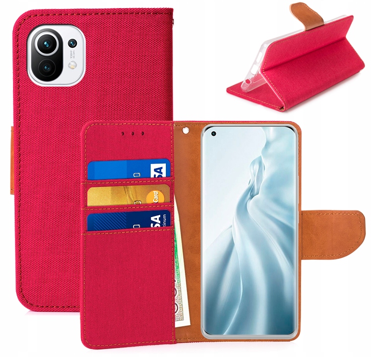 

Etui Portfel Canvas Do Xiaomi Mi 11 Lite 4G 5G