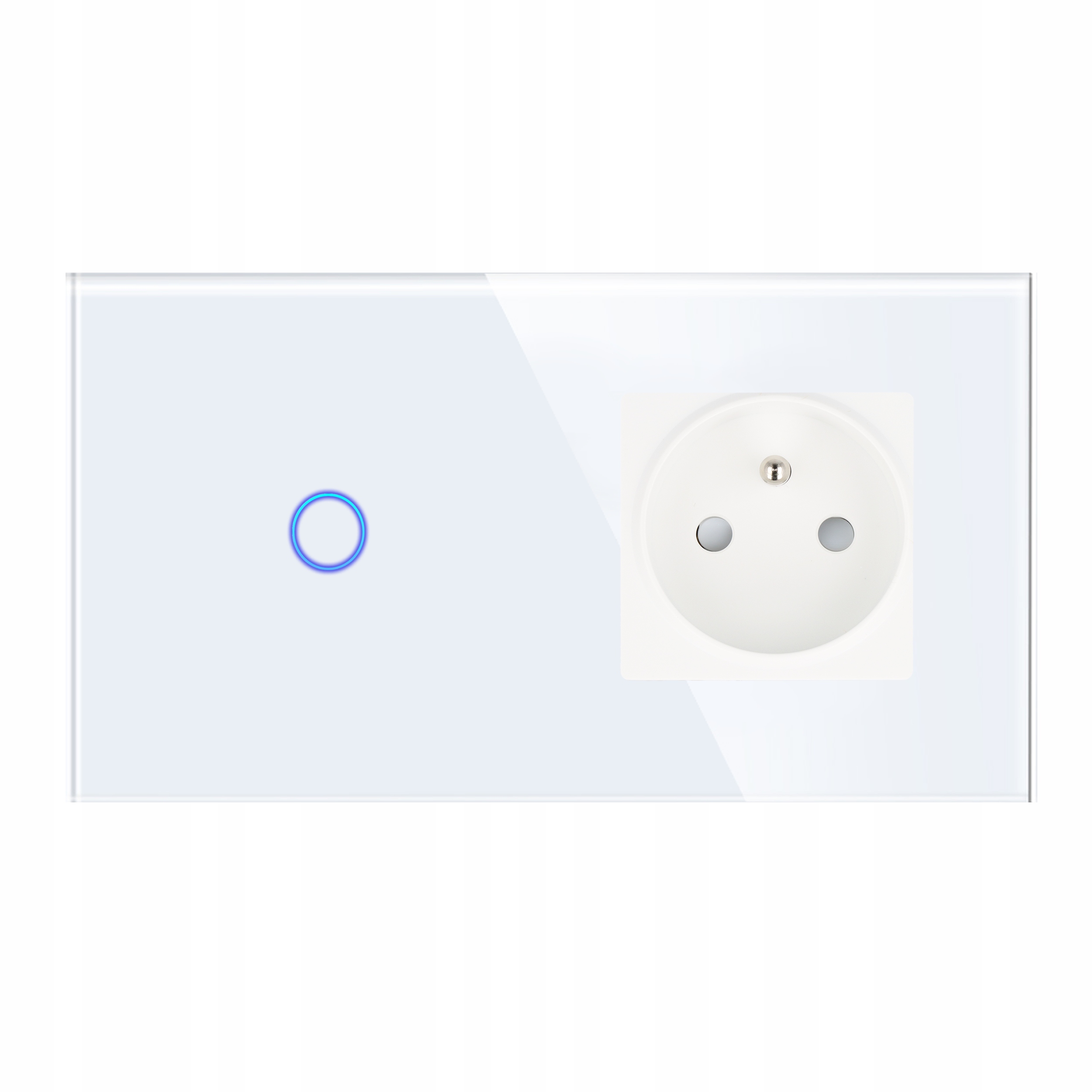 Zásuvka S Dotykovým Vypínačem Zásuvka Jednonásobná Bílá S N 1G1F Dvě Plechovky