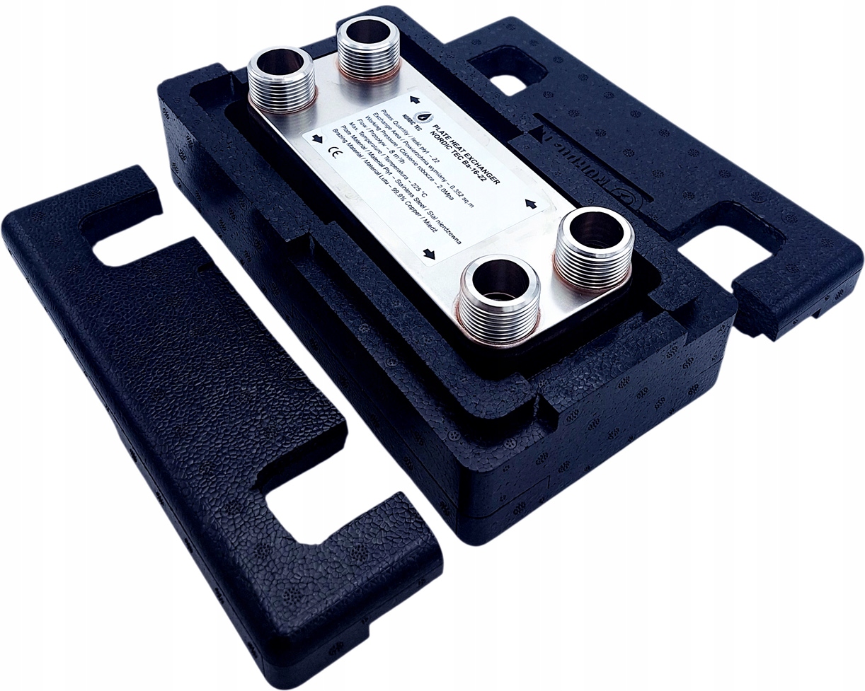 Výměník tepla Nordic Tec 1 palec 22 deskový 30 kW s izolací