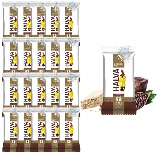 Levně Sada 20 x 270 g Chalva s Kakaem Złoty Wiek "Fantazie"