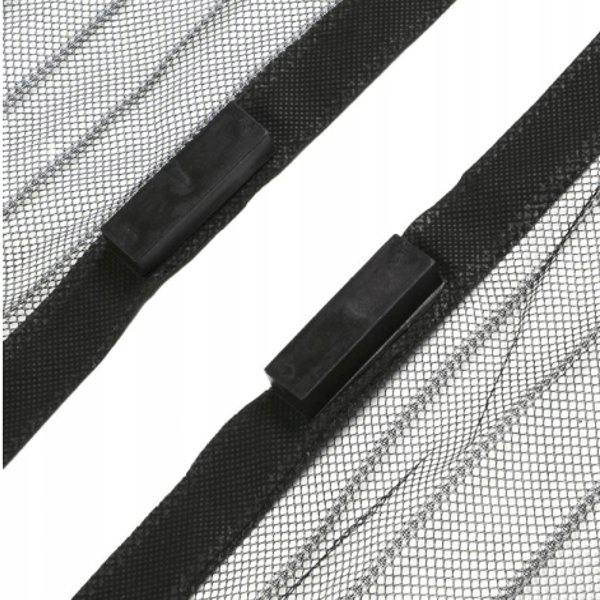 MOSKITIERA MAGNETYCZNA NA DRZWI SIATKA NA MAGNES 210x100cm Marka bez marki