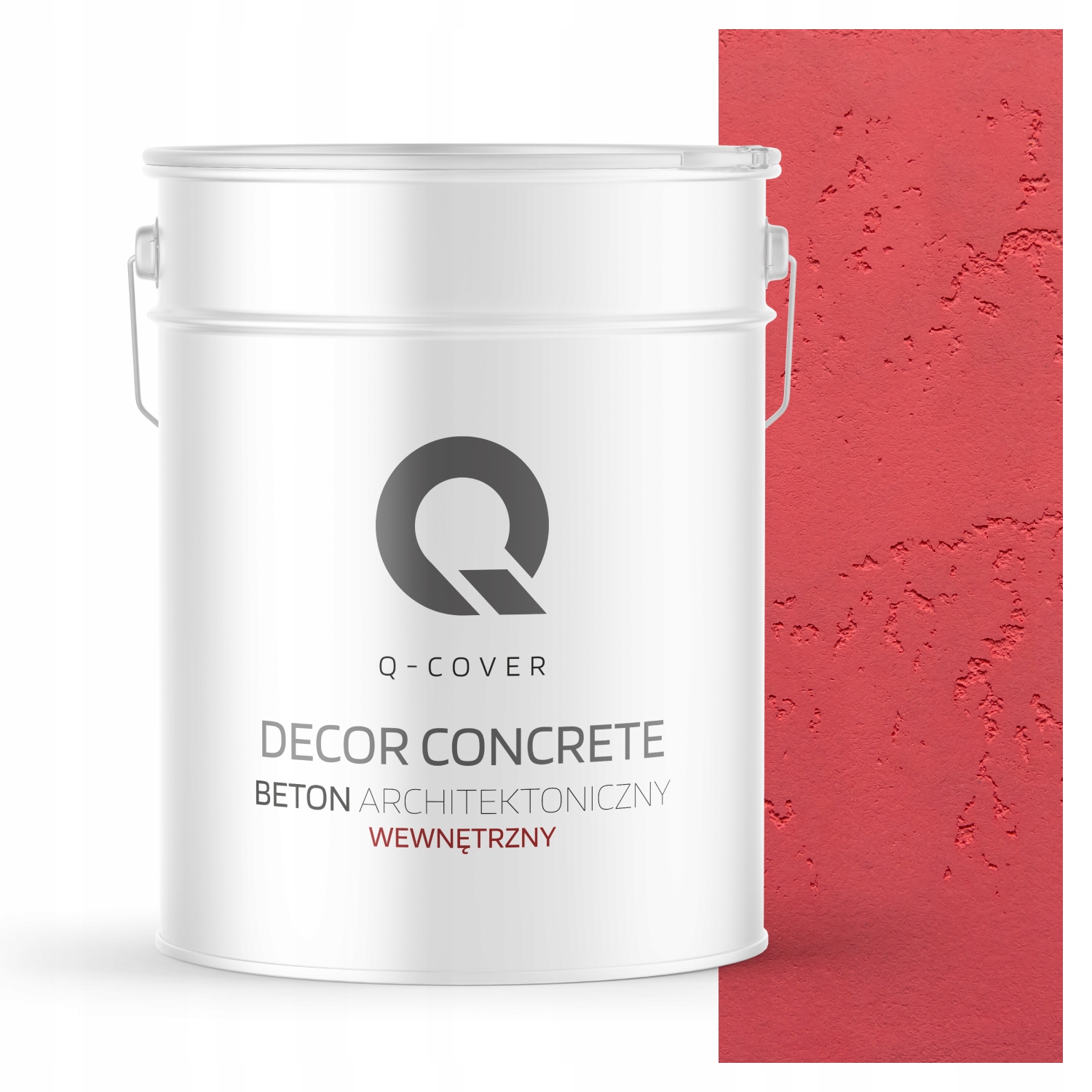 Vnútorný Architektonický Betón 10 m2 15 kg Dekoratívny Efekt Ružový H3631