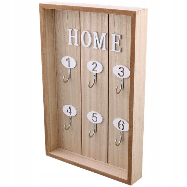 WIESZAK NA KLUCZE SZAFKA SCHOWEK SKRYTKA DOMEK HOME 6 HACZYKÓW