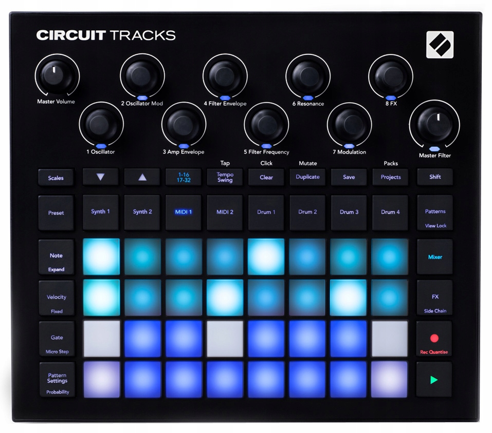 Novation Circuit Tracks Groovebox Moduł Syntezator