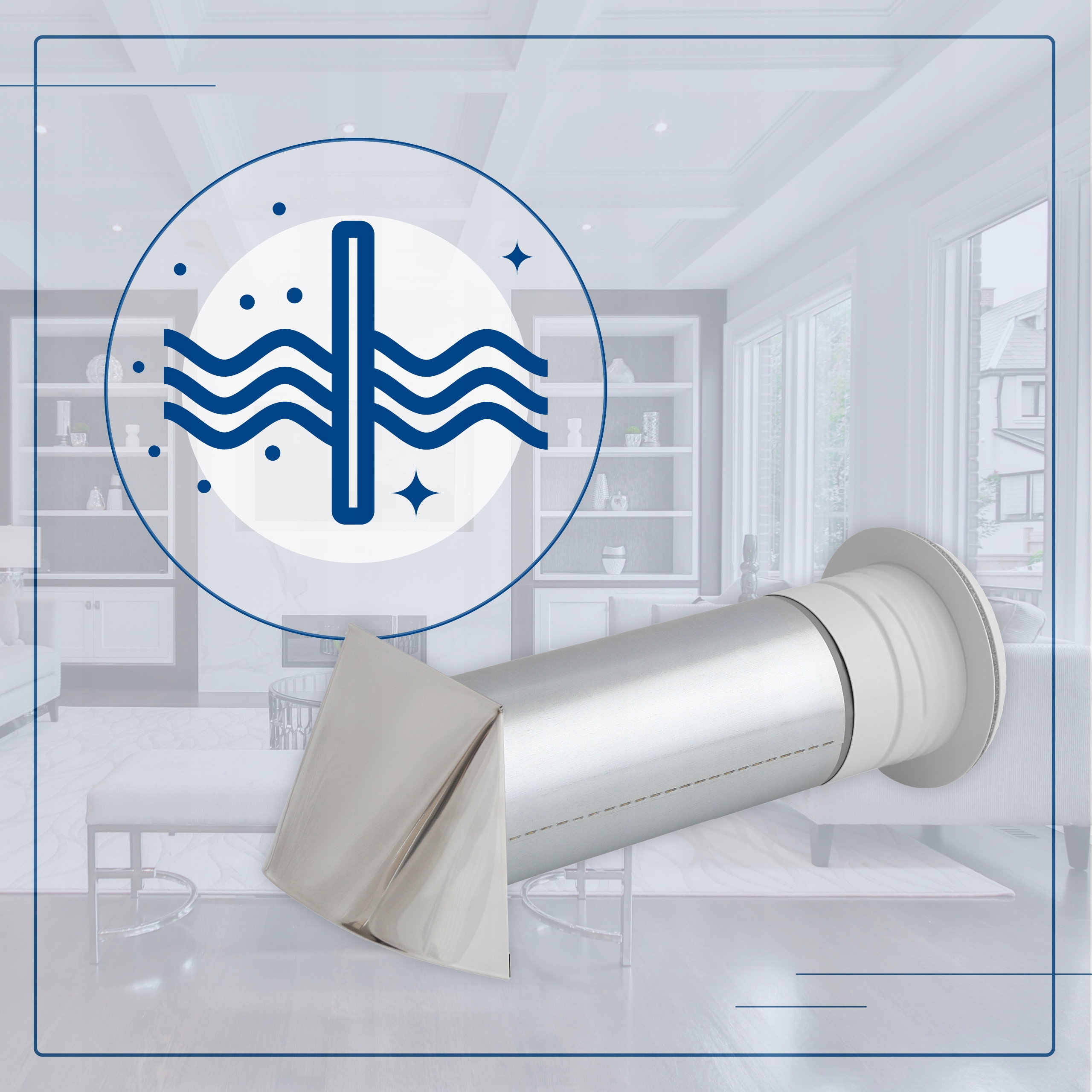 Nawietrzak z Anemostatem NO110A-CC Darco Typ nawiewny