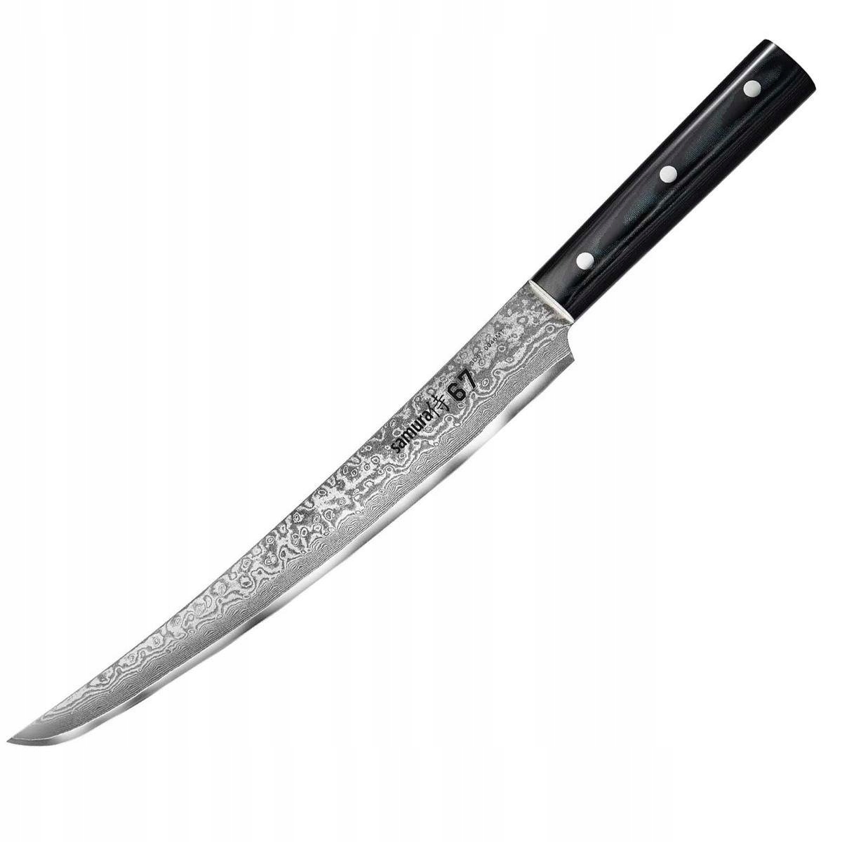 Samura Damascus 67 nôž slicer Tanto 230 mm mikarta