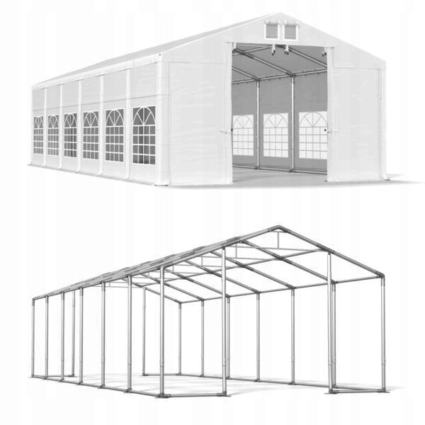 Namioty Wystawowe 6x12m [2,5m] Eventowe Das 580 W