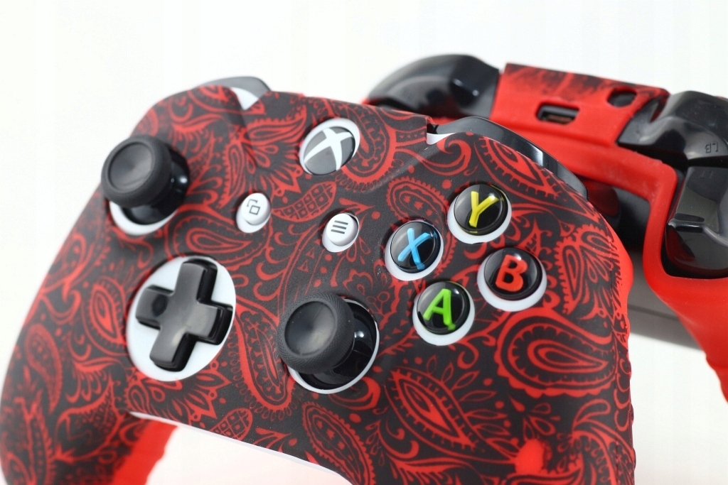 OSŁONA SILIKON ETUI na pada XBOX ONE S X Folk Red