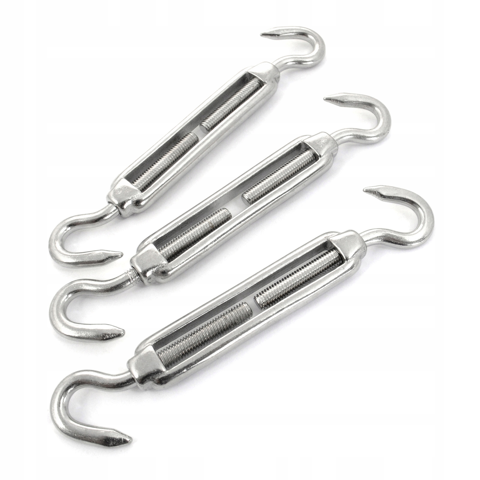 Śruba Rzymska Napinająca INOX nierdzewna A4 V4 hak-hak M8 5 szt. Model HAK-HAK