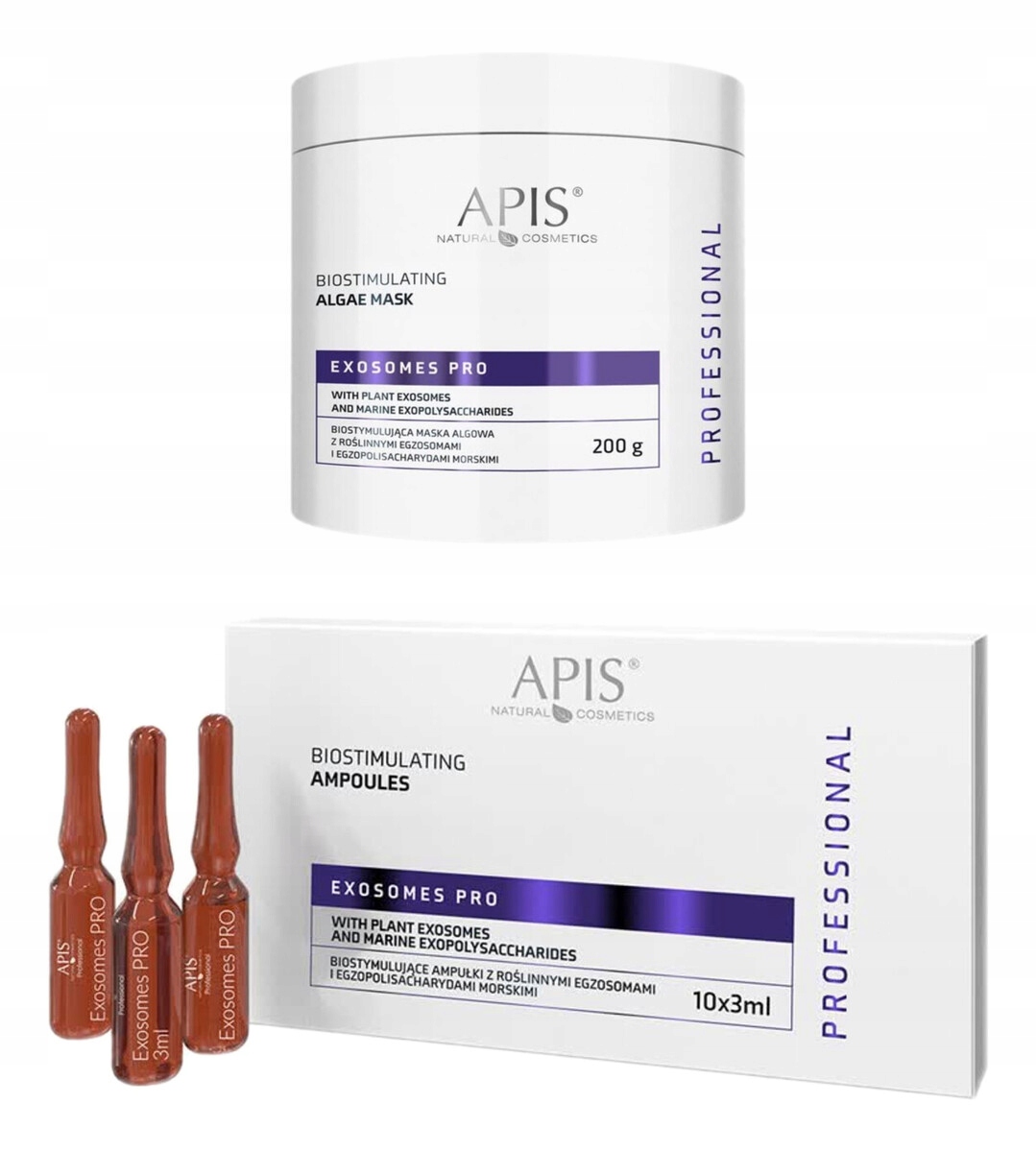 Apis Exosomes Pro Ampulky 10 x 3 ml Maska s rostlinnými exosomy 200 g