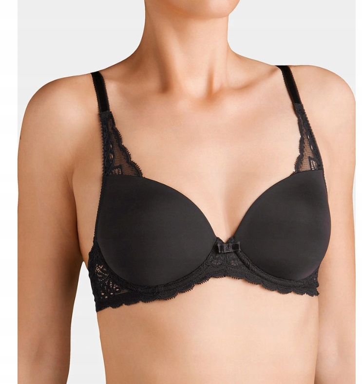 U486 Triumph vyztužená podprsenka černá amourette spotlight Whp vel 75A