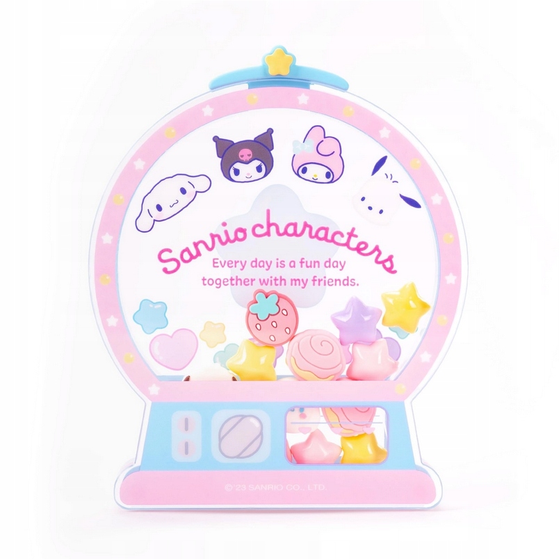 Kawaii etui Capsule Machine Sanrio na thumb gripy karty do Switch/PS5/Xbox