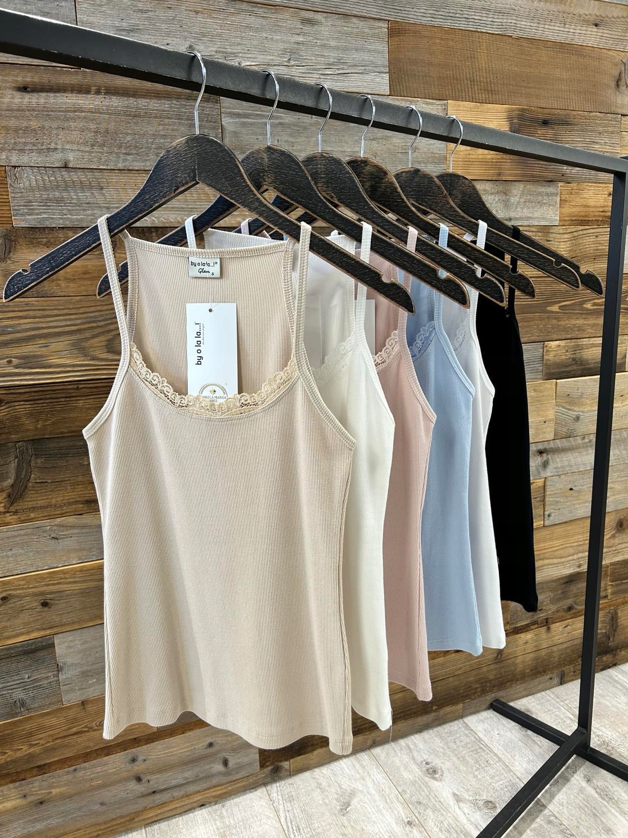 By O La La...! Halenka Top/boxerka S Krajkou Bílá M 38